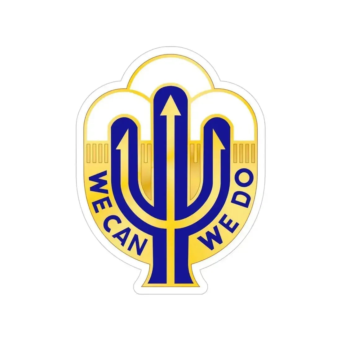 158 Maneuver Enhancement Brigade 2 (U.S. Army) Transparent STICKER Die-Cut Vinyl Decal 5 Inch - The Sticker Space