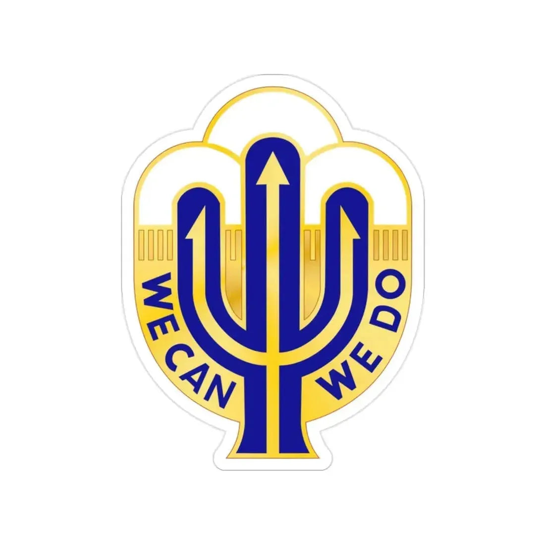 158 Maneuver Enhancement Brigade 2 (U.S. Army) Transparent STICKER Die-Cut Vinyl Decal - The Sticker Space