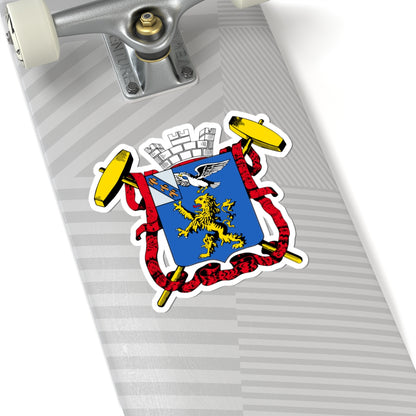 Belgorod COA Kursk Governorate 1893 (Russia) (Coat of Arms) STICKER Vinyl Kiss-Cut Decal