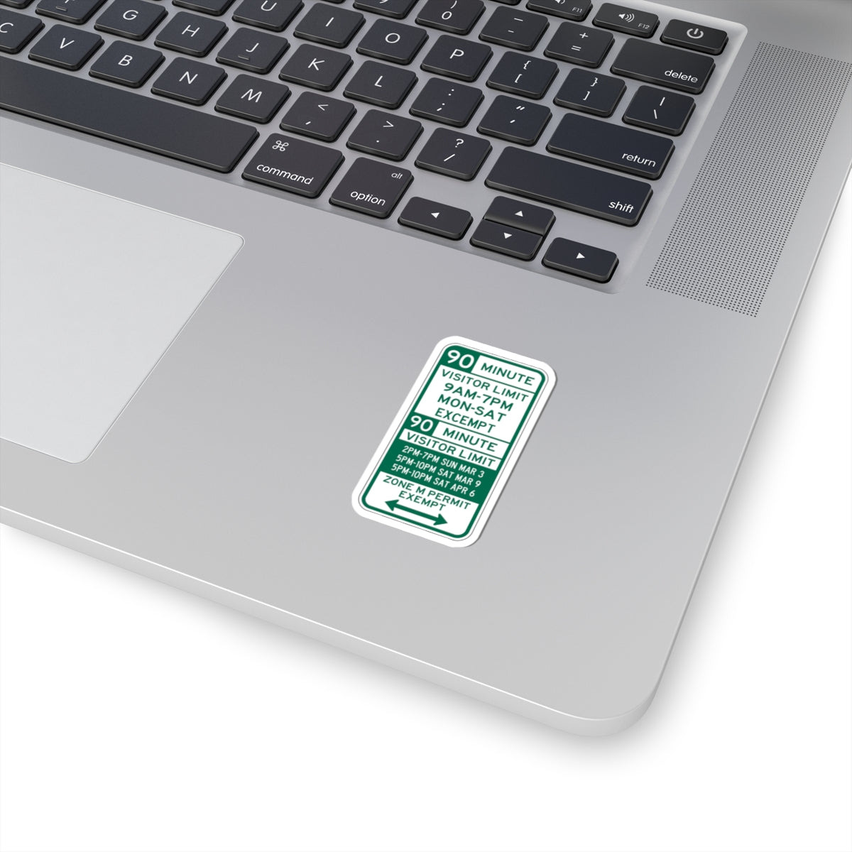 PBOT Road sign P4453D (Oregon) (Road Sign) STICKER Vinyl Kiss-Cut Decal