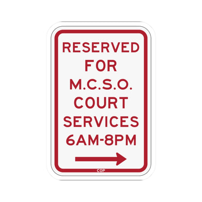 PBOT Road sign P4385R (Oregon) (Road Sign) STICKER Vinyl Kiss-Cut Decal