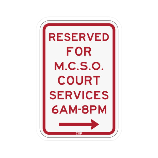 PBOT Road sign P4385R (Oregon) (Road Sign) STICKER Vinyl Kiss-Cut Decal