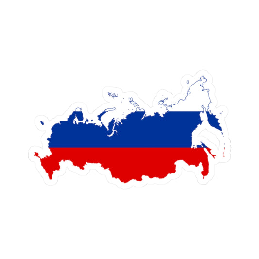 Russian flag map 2014-2022 (Russia) STICKER Vinyl Kiss-Cut Decal