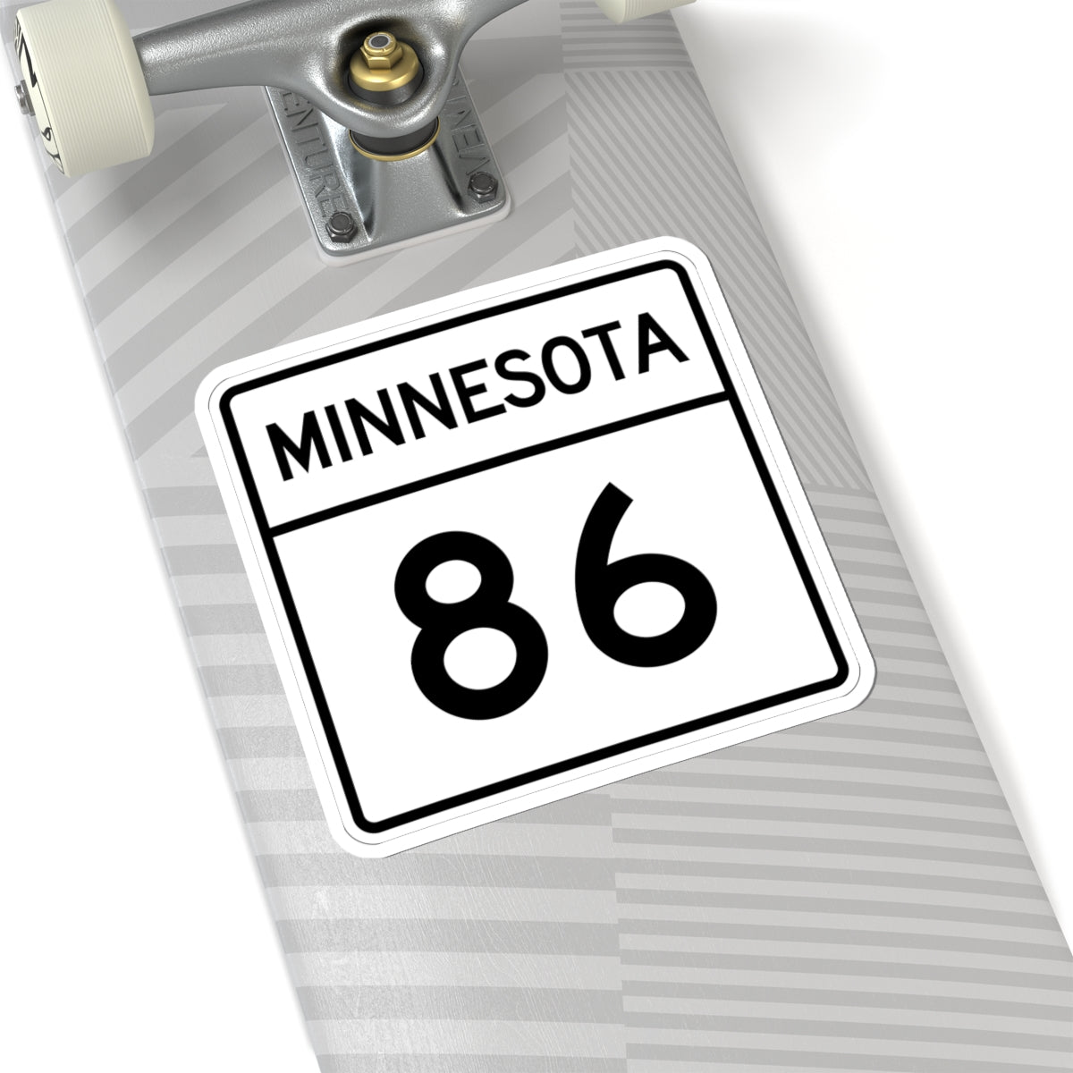 MN-86 1948 (Minnesota) (Road Sign) STICKER Vinyl Kiss-Cut Decal