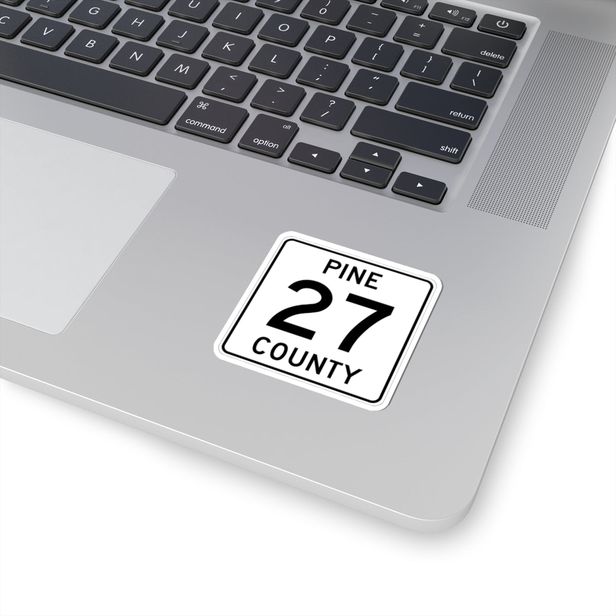 Pine County Route 27 MN (Minnesota) (Road Sign) STICKER Vinyl Kiss-Cut Decal