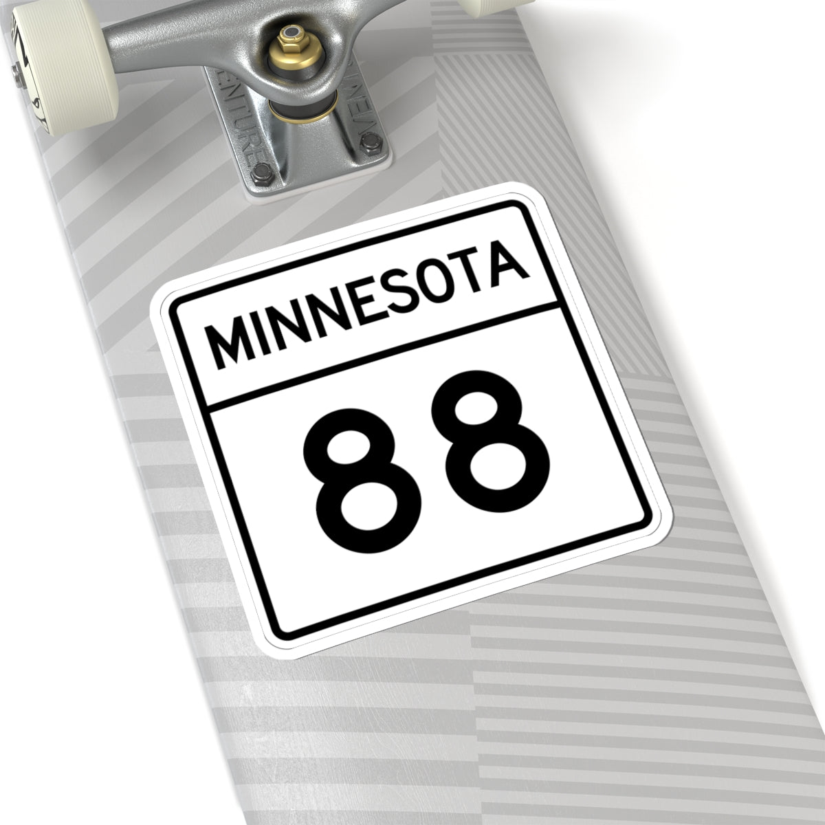 MN-88 1948 (Minnesota) (Road Sign) STICKER Vinyl Kiss-Cut Decal