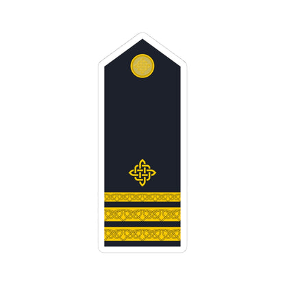 Naramenica ljetne odore poručnika bojnog broda HRM (Croatia) (Military Rank) STICKER Vinyl Kiss-Cut Decal