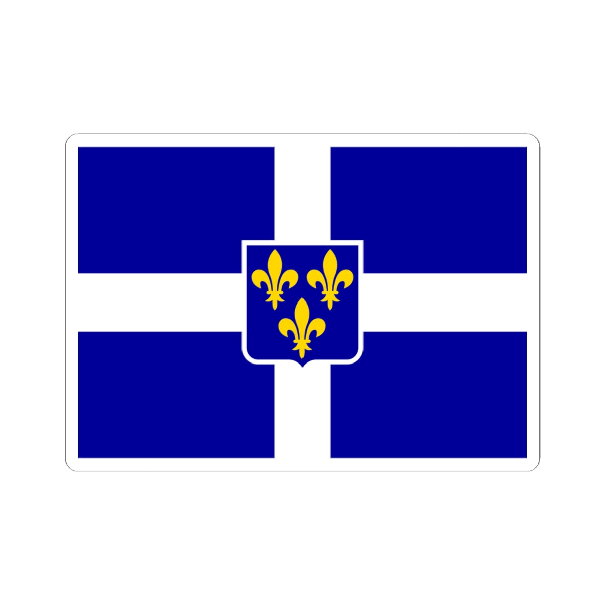 Merchant Flag of France Pre-1790 (France) STICKER Vinyl Kiss-Cut Decal