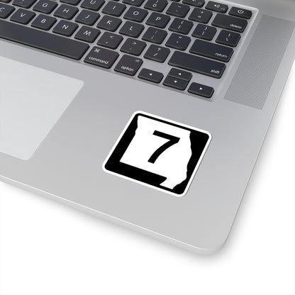 MO-7 (Missouri) (Road Sign) STICKER Vinyl Kiss-Cut Decal