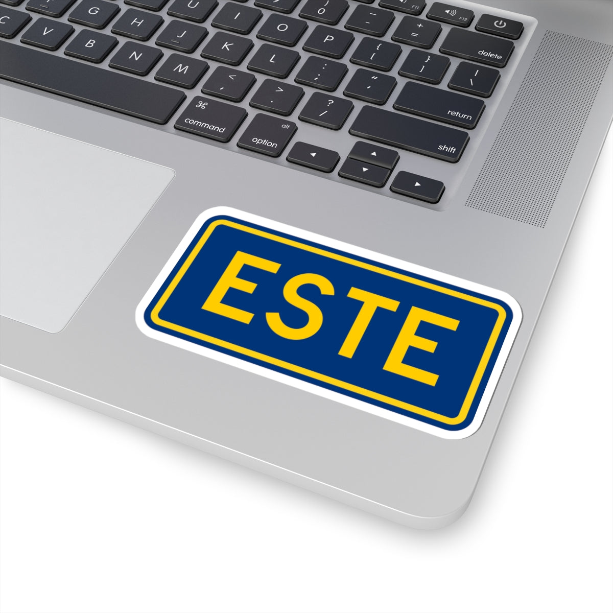 East plate county es (Puerto Rico) (Road Sign) STICKER Vinyl Kiss-Cut Decal