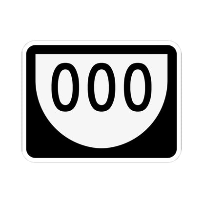 PR urban primary 000 (Puerto Rico) (Road Sign) STICKER Vinyl Kiss-Cut Decal