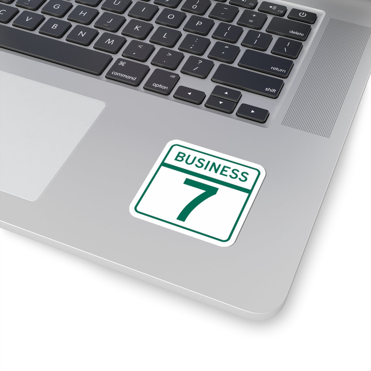 MD Route 7 Business (Maryland) (Road Sign) STICKER Vinyl Kiss-Cut Decal