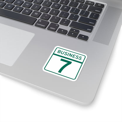 MD Route 7 Business (Maryland) (Road Sign) STICKER Vinyl Kiss-Cut Decal