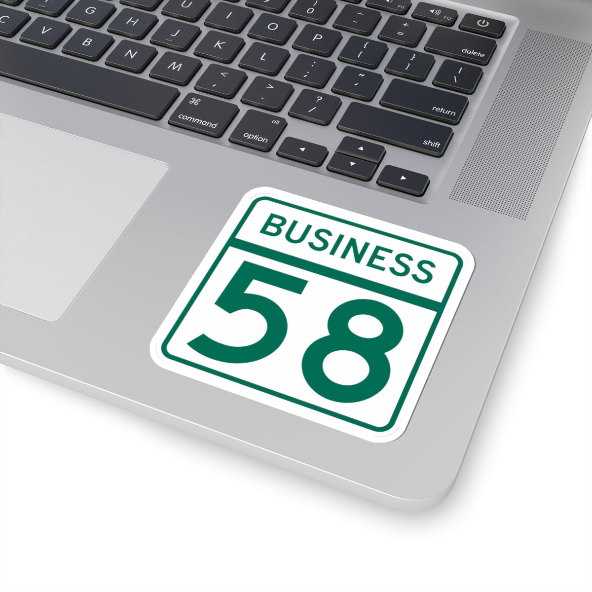 MD Route 58 Business (Maryland) (Road Sign) STICKER Vinyl Kiss-Cut Decal