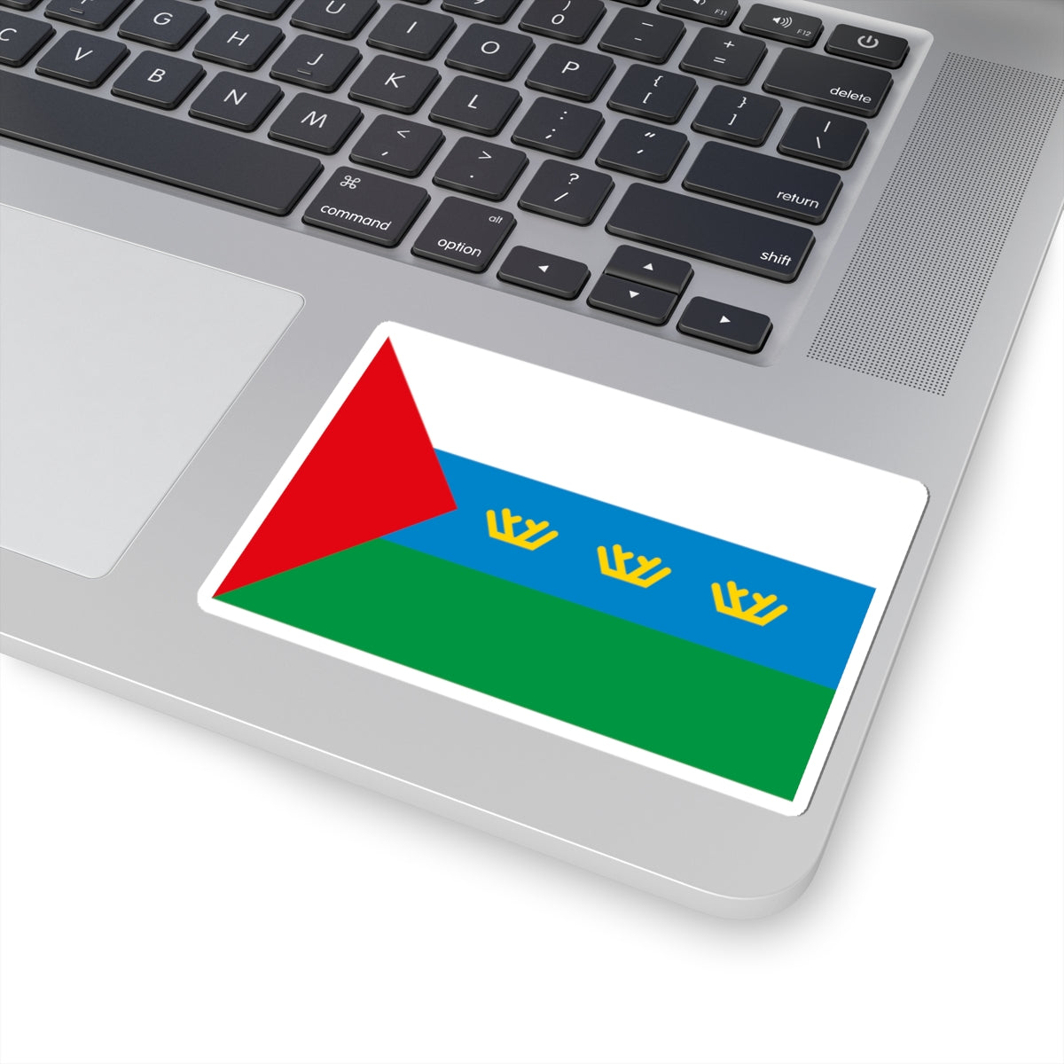 Flag of Tyumen Oblast large (Russia) STICKER Vinyl Kiss-Cut Decal