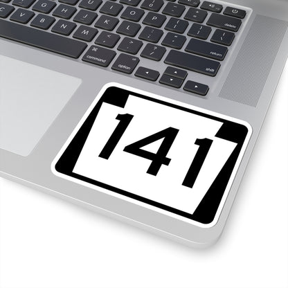 PA-141 (Pennsylvania) (Road Sign) STICKER Vinyl Kiss-Cut Decal