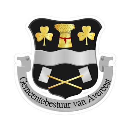 Avereest wapen (Netherlands) (Coat of Arms) STICKER Vinyl Kiss-Cut Decal