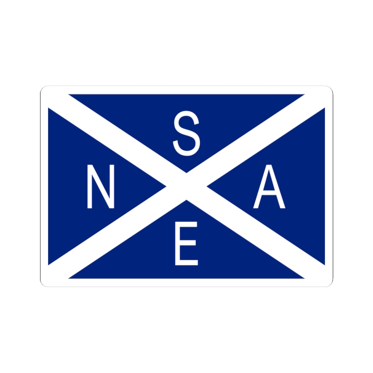 National Scottish Antarctic Expedition Flag (Scotland) STICKER Vinyl Kiss-Cut Decal