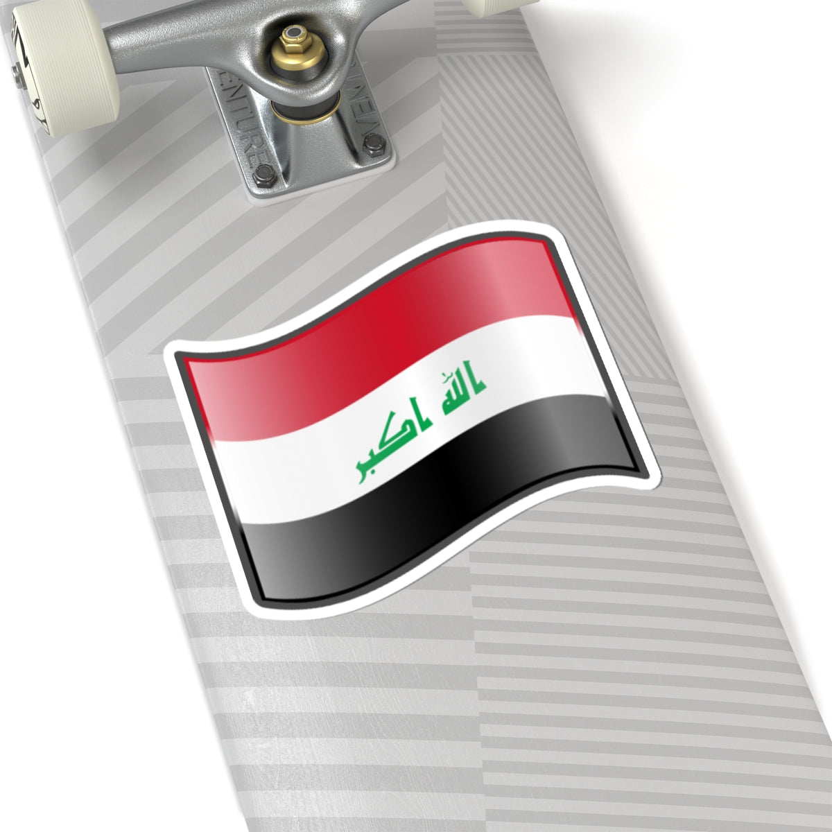 Nuvola Iraqi flag (Iraq) STICKER Vinyl Kiss-Cut Decal