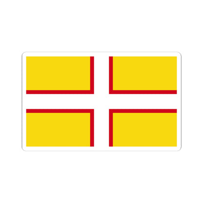 Flag of Dorset (England) STICKER Vinyl Kiss-Cut Decal
