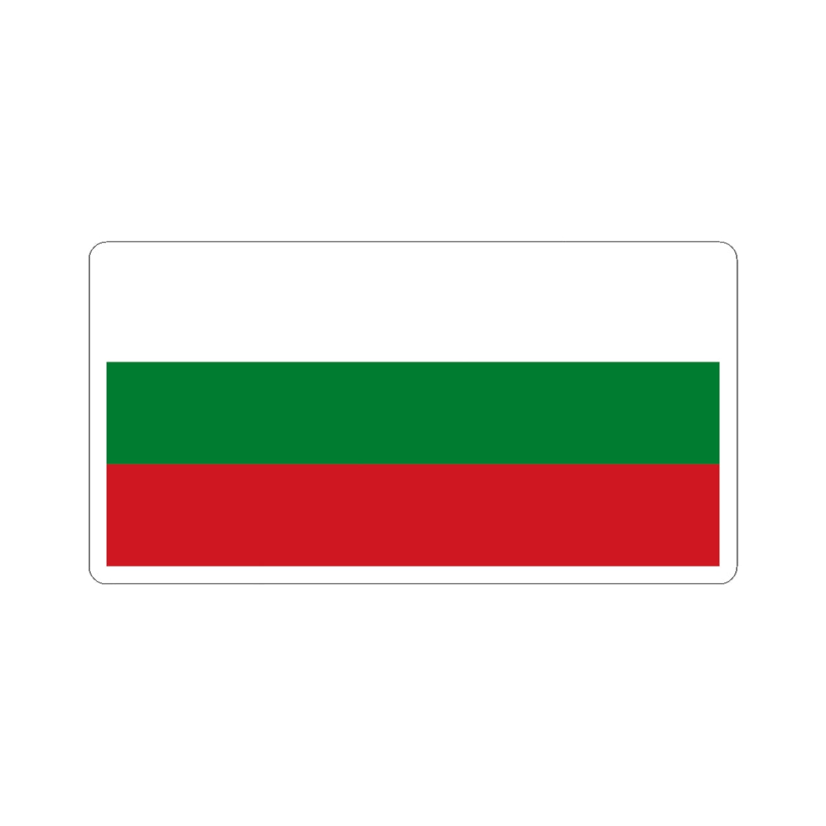 Hybrid flag of Belarus 1918 1991-1995 and 2012- (Belarus) STICKER Vinyl Kiss-Cut Decal