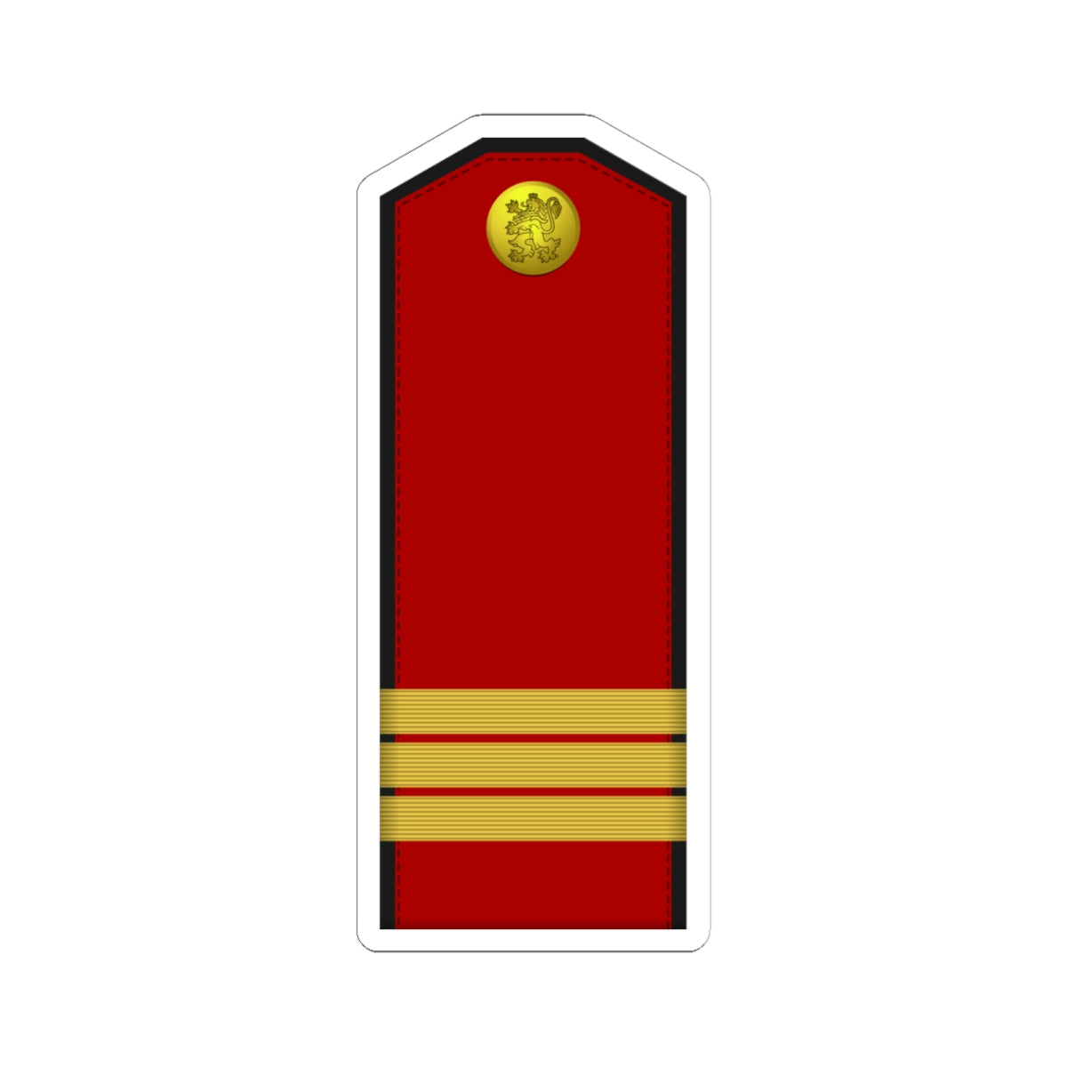 Bulgaria Army OR 6 (Bulgaria) (Military Rank) STICKER Vinyl Kiss-Cut Decal