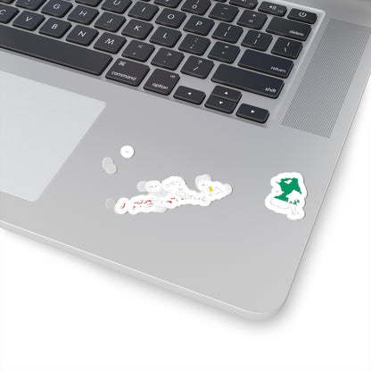 Flag map of Bangsamoro (Philippines) STICKER Vinyl Kiss-Cut Decal