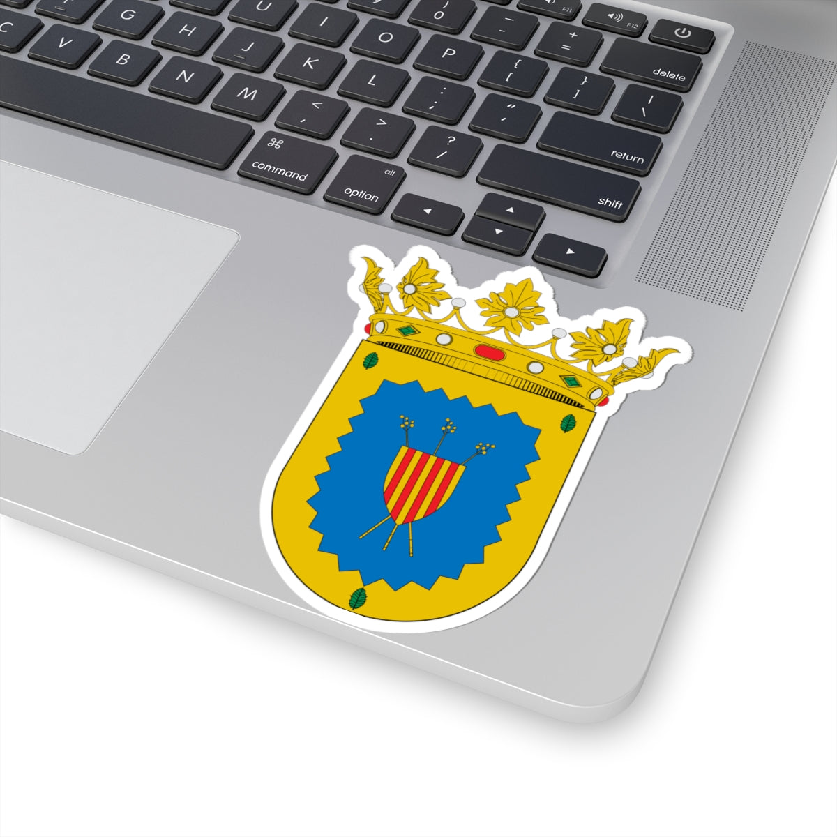 Escudo de Luesma (Spain) (Coat of Arms) STICKER Vinyl Kiss-Cut Decal