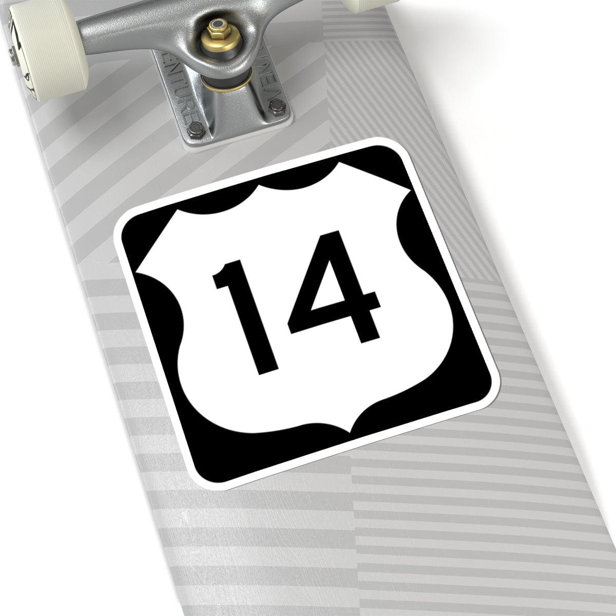 US 14 MN 1961 (Minnesota) (Road Sign) STICKER Vinyl Kiss-Cut Decal