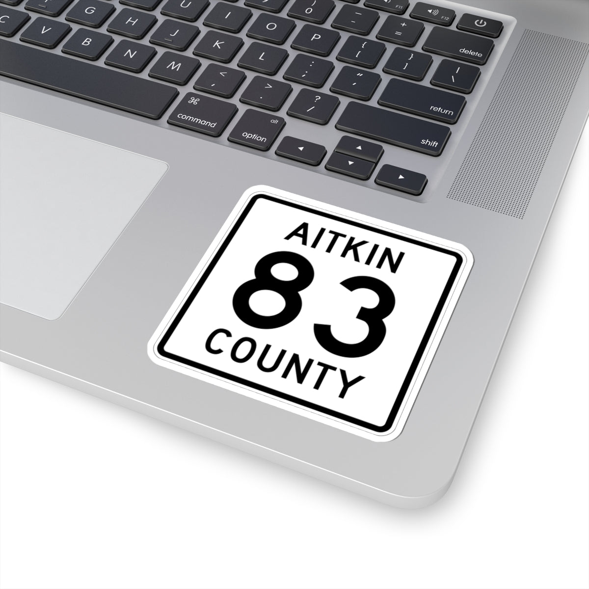 Aitkin County Route 83 (Minnesota) (Road Sign) STICKER Vinyl Kiss-Cut Decal
