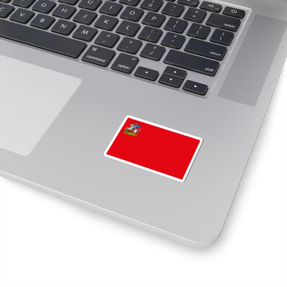 Flag of Moscow Oblast large (Russia) STICKER Vinyl Kiss-Cut Decal