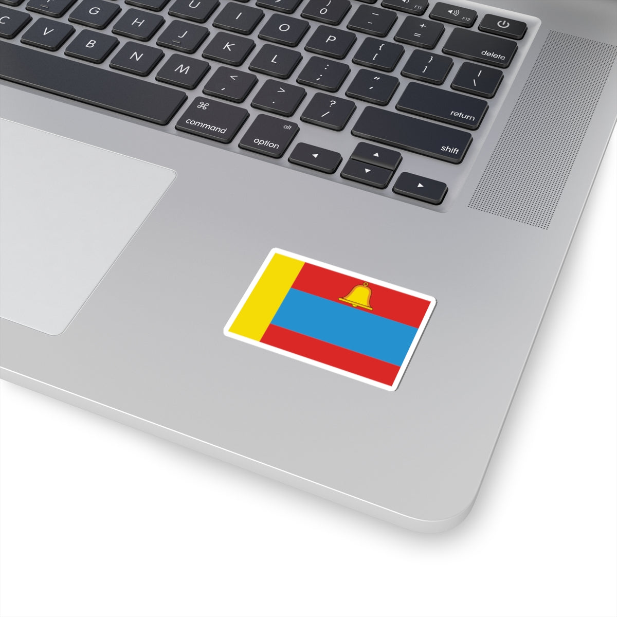 Flag of Khlevnoe rayon Lipetsk oblast (Russia) STICKER Vinyl Kiss-Cut Decal