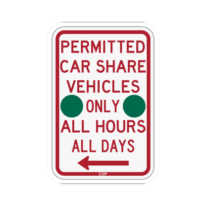 PBOT Road sign P4500L-G (Oregon) (Road Sign) STICKER Vinyl Kiss-Cut Decal
