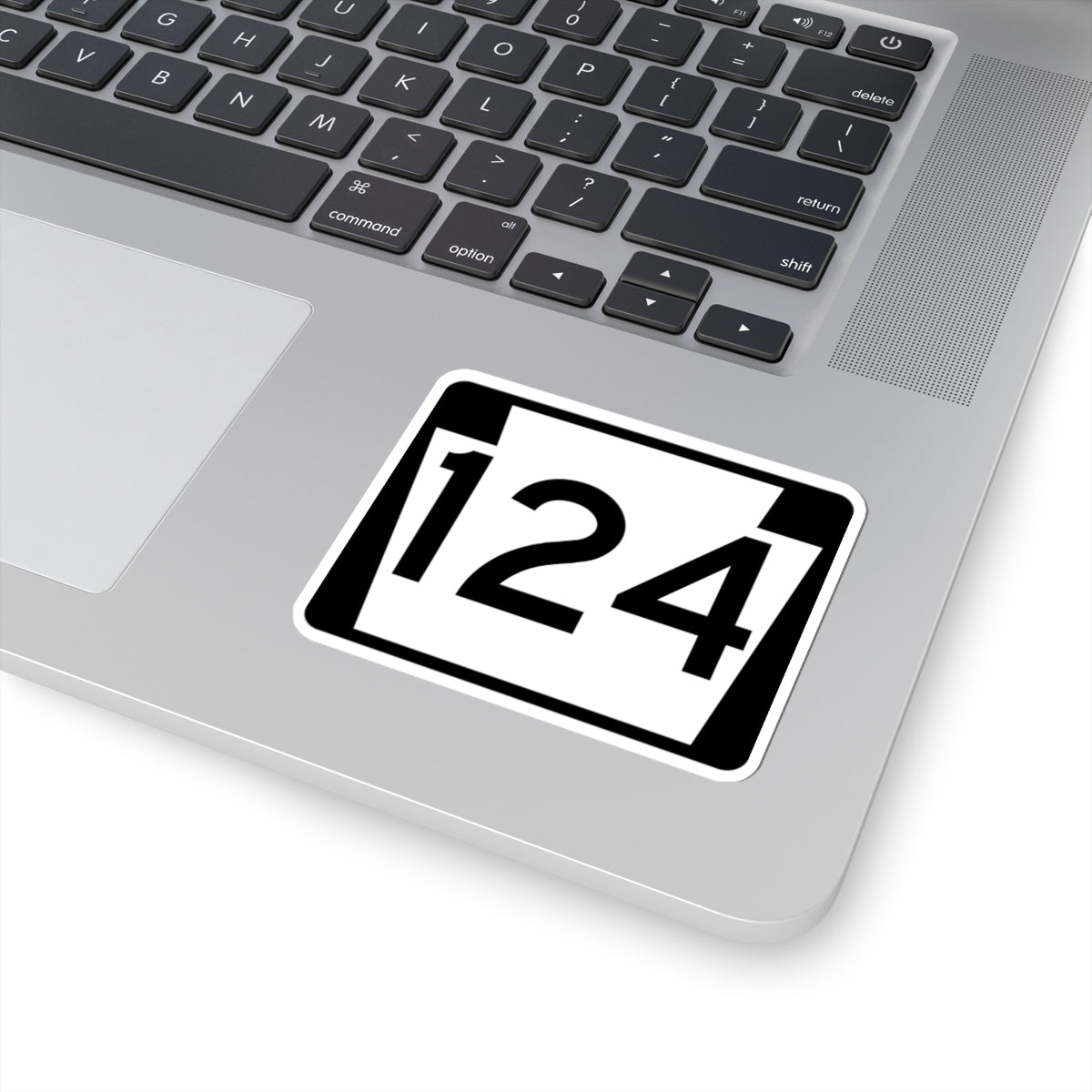 PA-124 (Pennsylvania) (Road Sign) STICKER Vinyl Kiss-Cut Decal