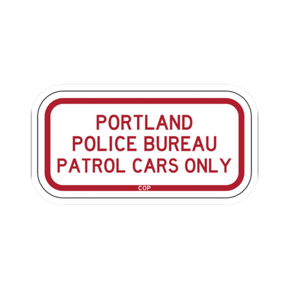 PBOT Road sign P4225 (Oregon) (Road Sign) STICKER Vinyl Kiss-Cut Decal