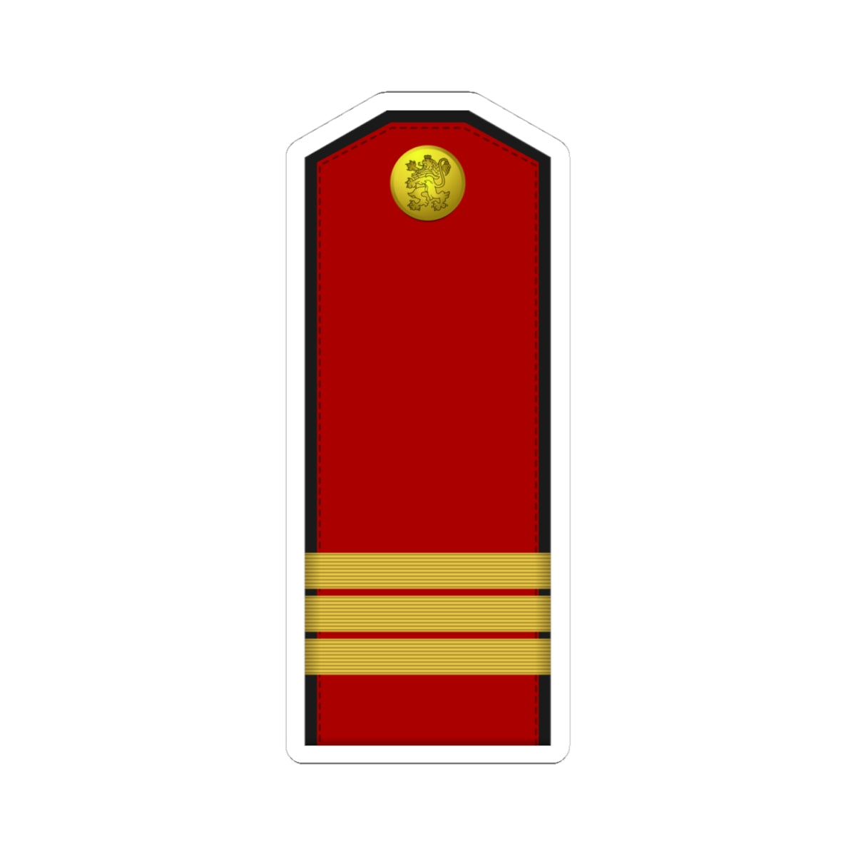 Bulgaria Army OR 6 (Bulgaria) (Military Rank) STICKER Vinyl Kiss-Cut Decal