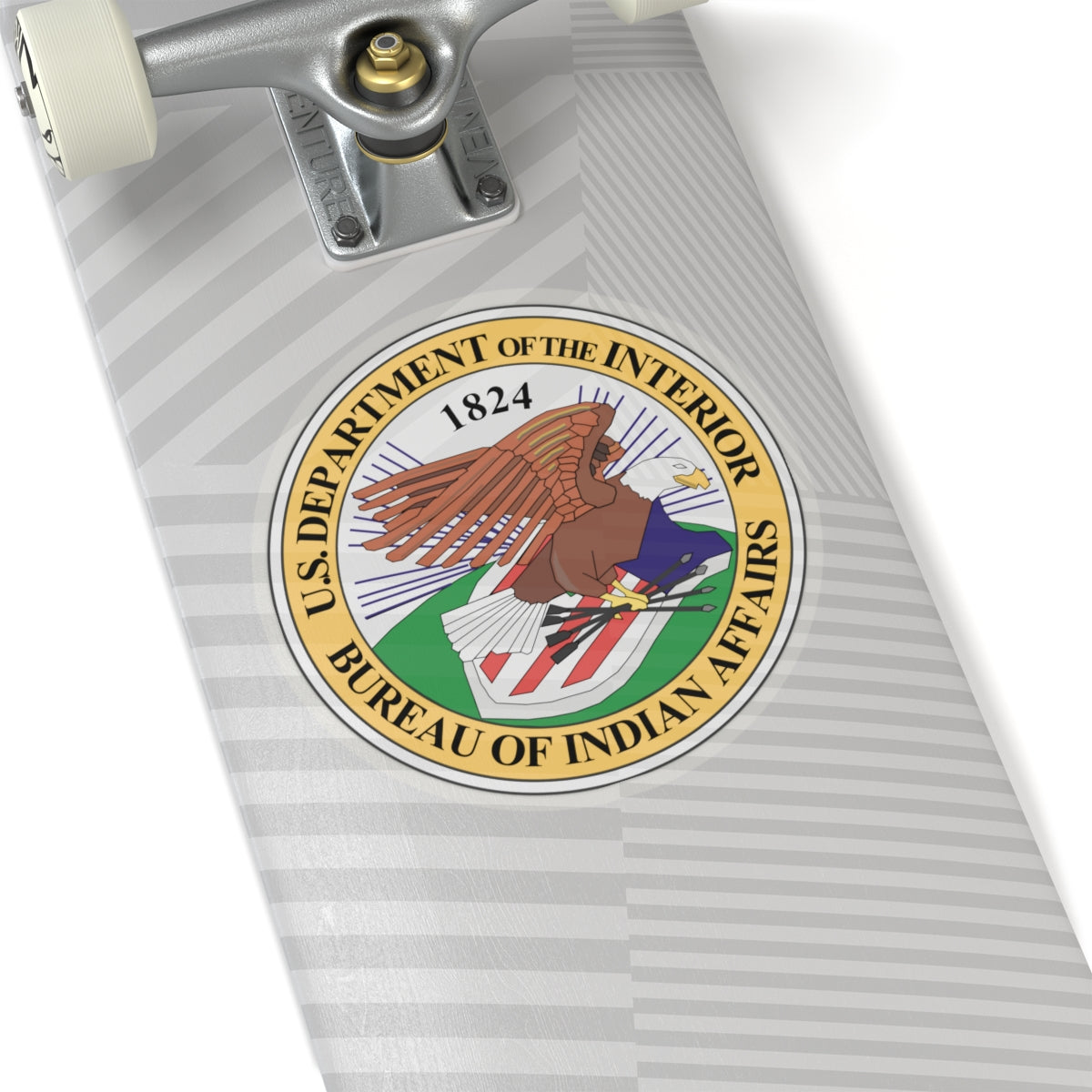 Seal of the United States Bureau of Indian Affairs - STICKER Vinyl Kiss-Cut Decal