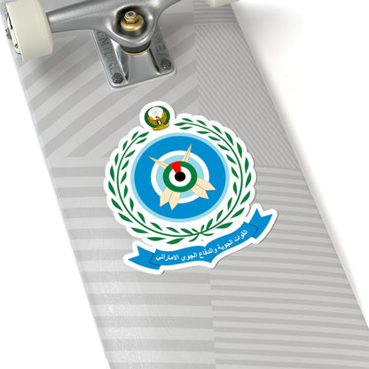 United Arab Emirates Air Force (United Arab Emirates) (Coat of Arms) STICKER Vinyl Kiss-Cut Decal