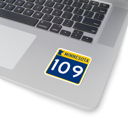 MN-109 (Minnesota) (Road Sign) STICKER Vinyl Kiss-Cut Decal