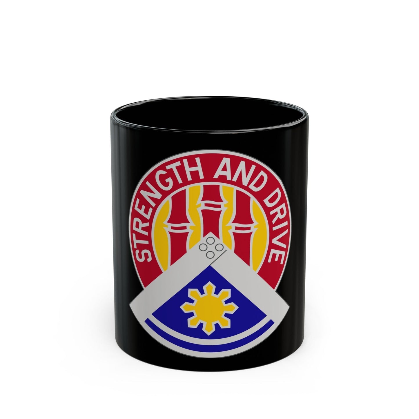 159 Engineer Group (U.S. Army) Black Coffee Mug-11oz-The Sticker Space