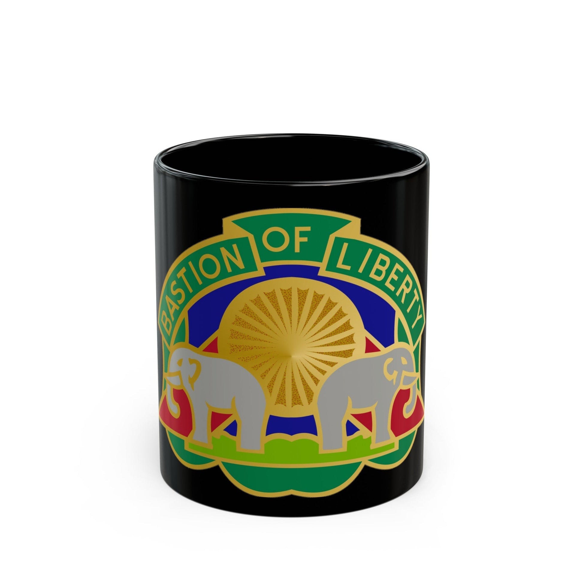 159 Military Police Battalion (U.S. Army) Black Coffee Mug-11oz-The Sticker Space