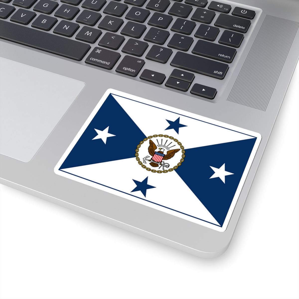 VCNO FLAG NO POLE (U.S. Navy) STICKER Vinyl Kiss-Cut Decal