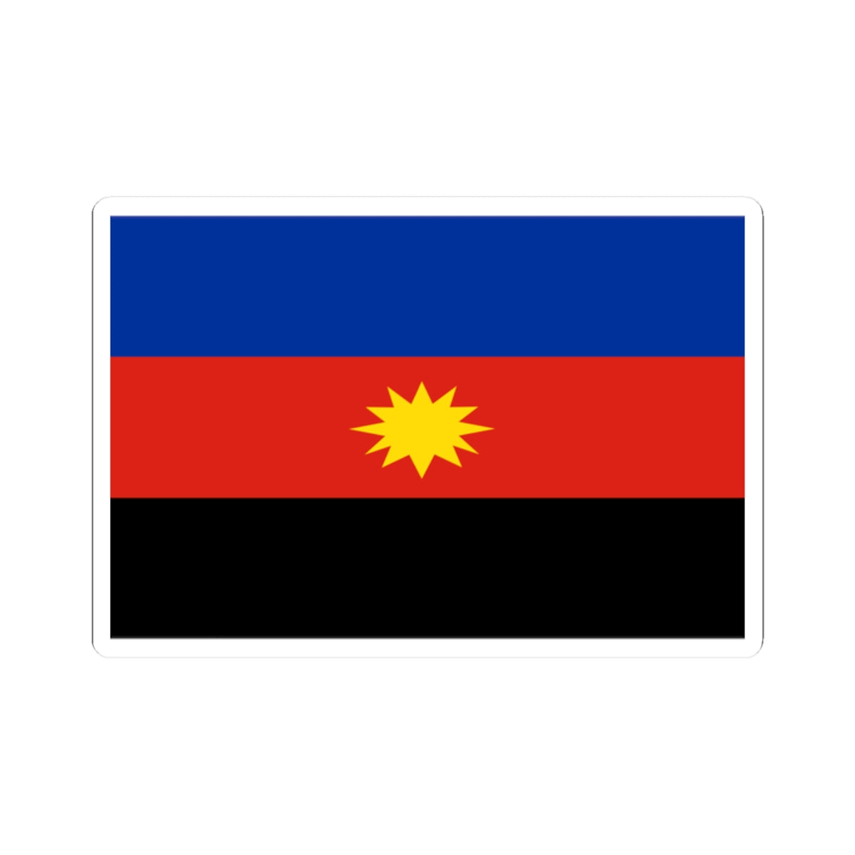 Flag of the Toubou Front for the Salvation of Libya (Libya) STICKER Vinyl Kiss-Cut Decal