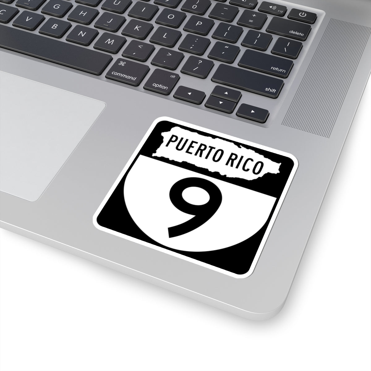 PR old 9 (Puerto Rico) (Road Sign) STICKER Vinyl Kiss-Cut Decal