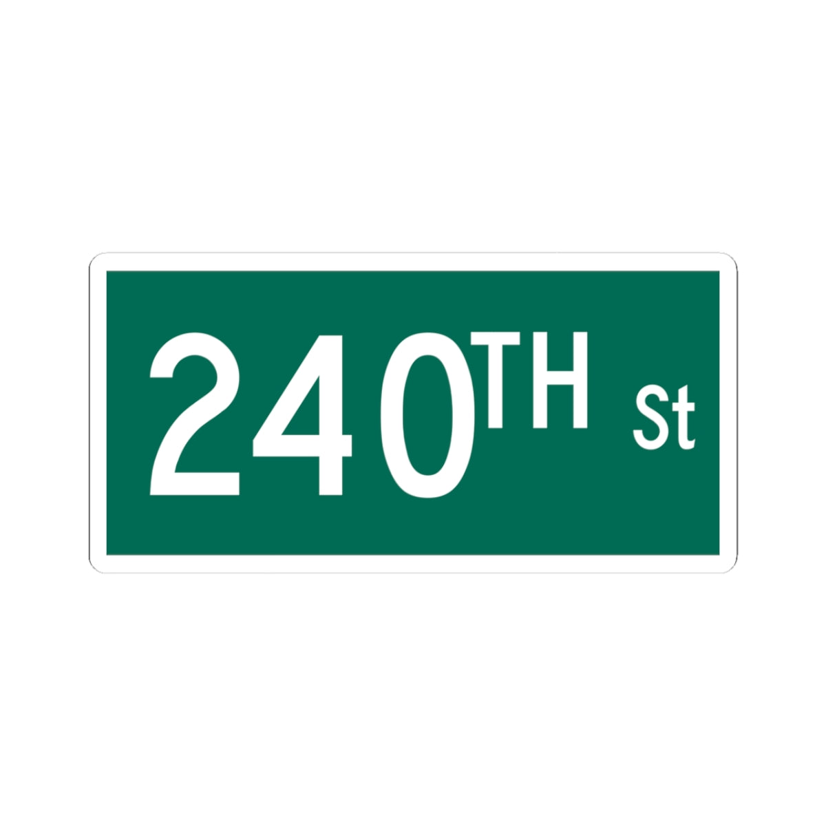 McClain 240 (Oklahoma) (Road Sign) STICKER Vinyl Kiss-Cut Decal