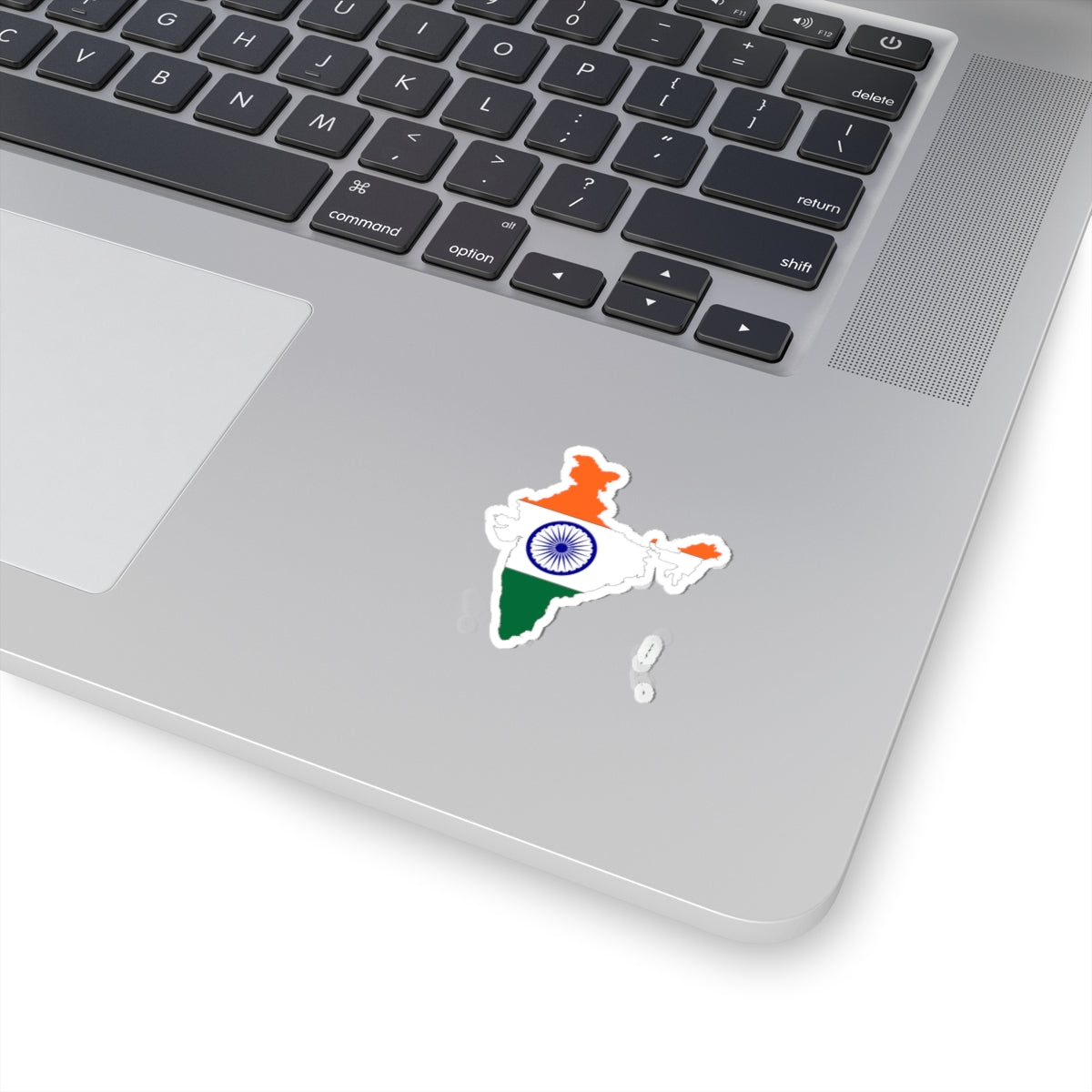 India Map And Flag Combined By Devilal (India) STICKER Vinyl Kiss-Cut Decal