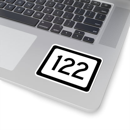 WV-122 (Virginia) (Road Sign) STICKER Vinyl Kiss-Cut Decal