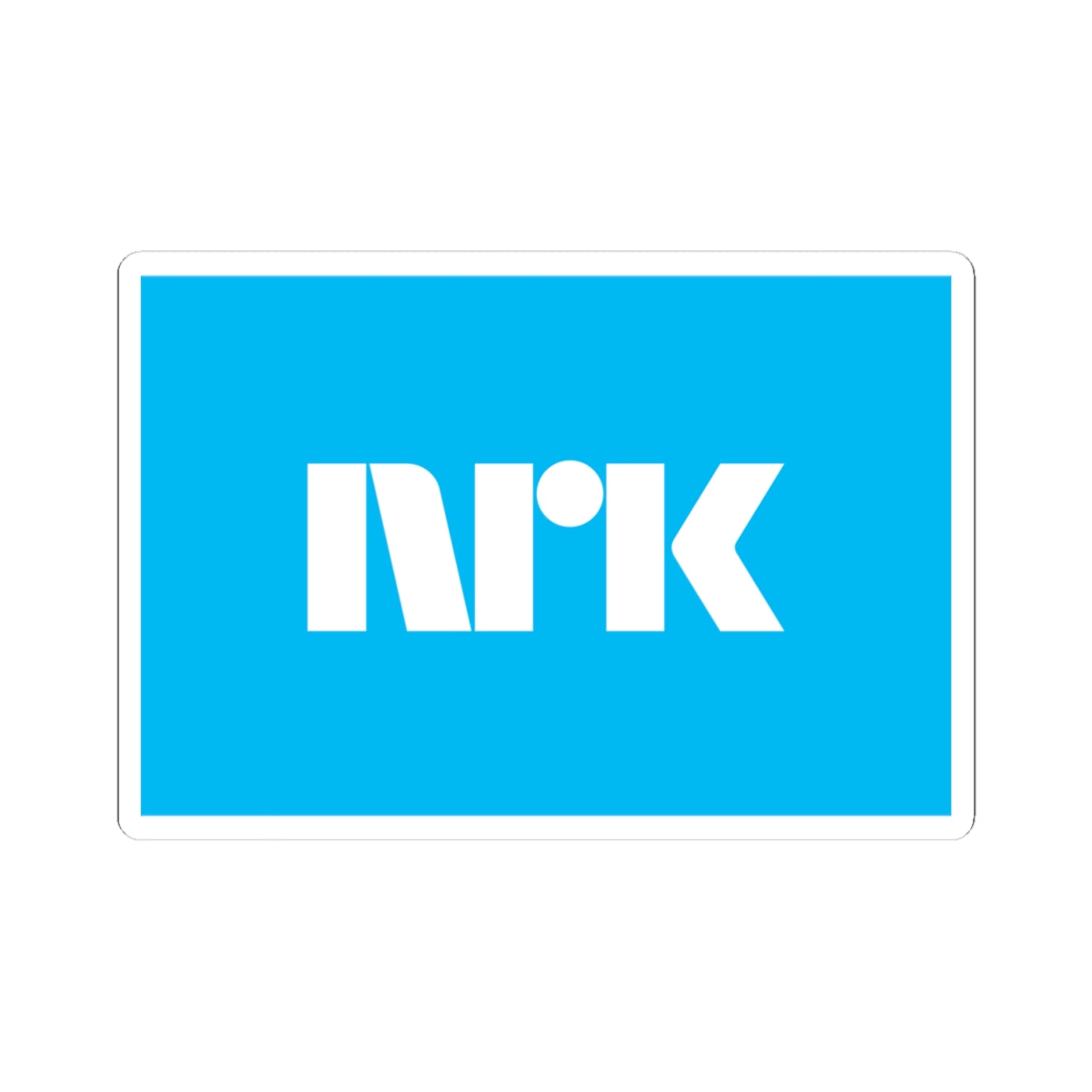 Flag of NRK (Norway) STICKER Vinyl Kiss-Cut Decal