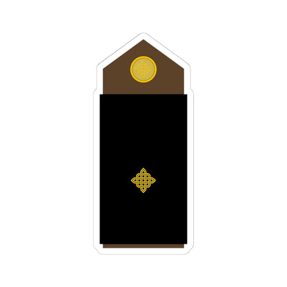 Army HRV OR 02 (Croatia) (Military Rank) STICKER Vinyl Kiss-Cut Decal