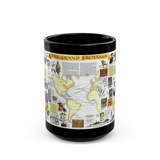 The Grand Exchange (1992) (Map) Black Coffee Mug-15oz-The Sticker Space